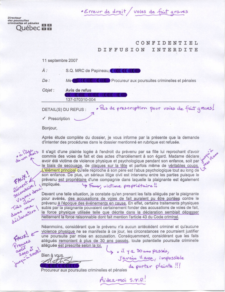 Preuve erreur couronne raturé