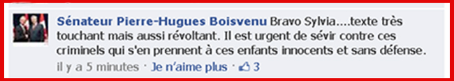 sénateur pour trop de sang